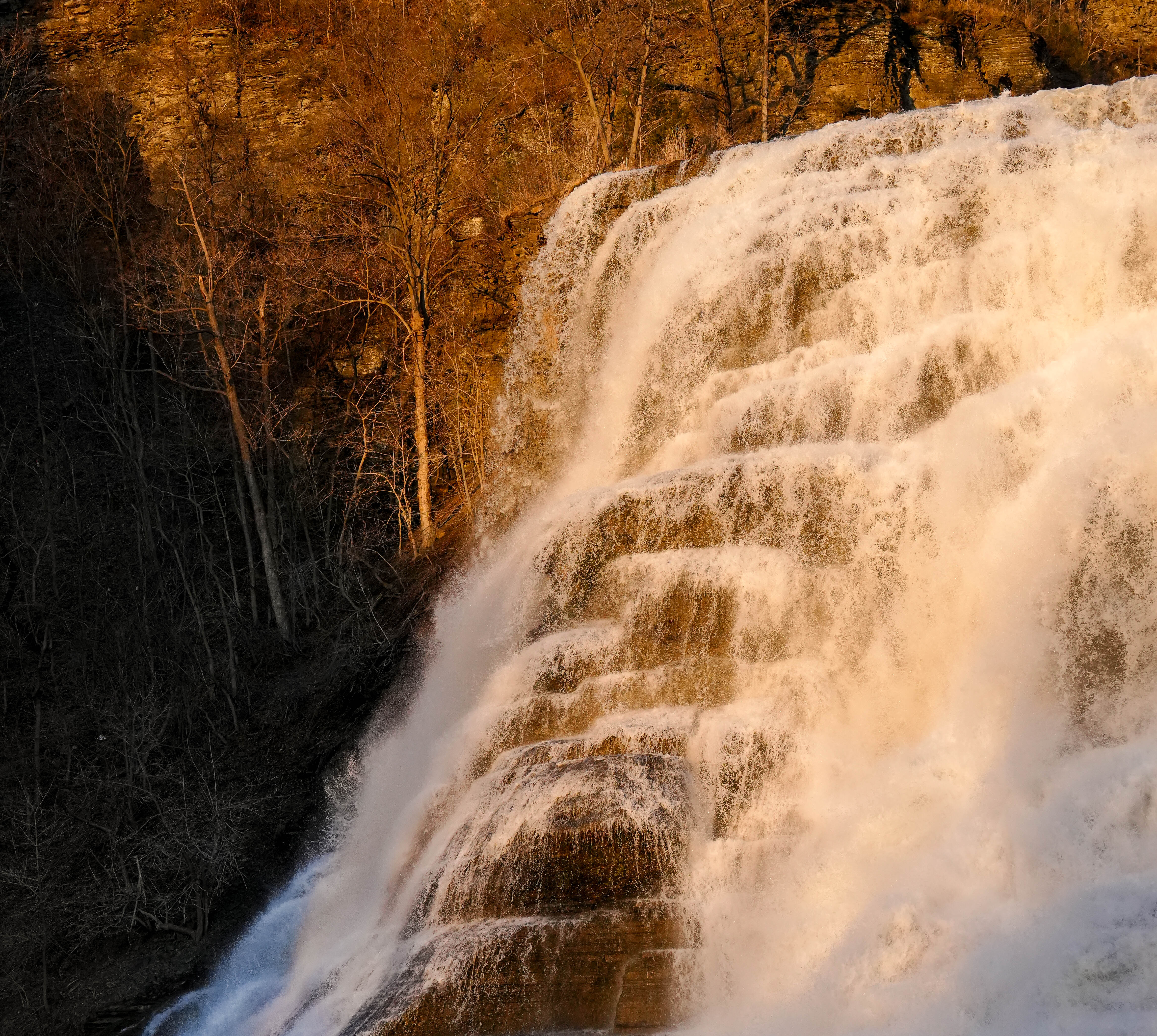Waterfall close-up